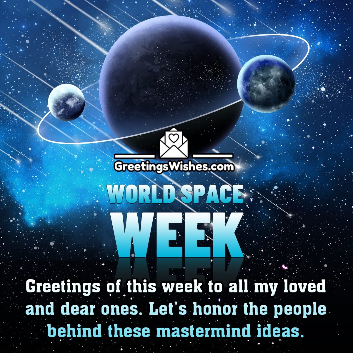 World Space Week Greetings