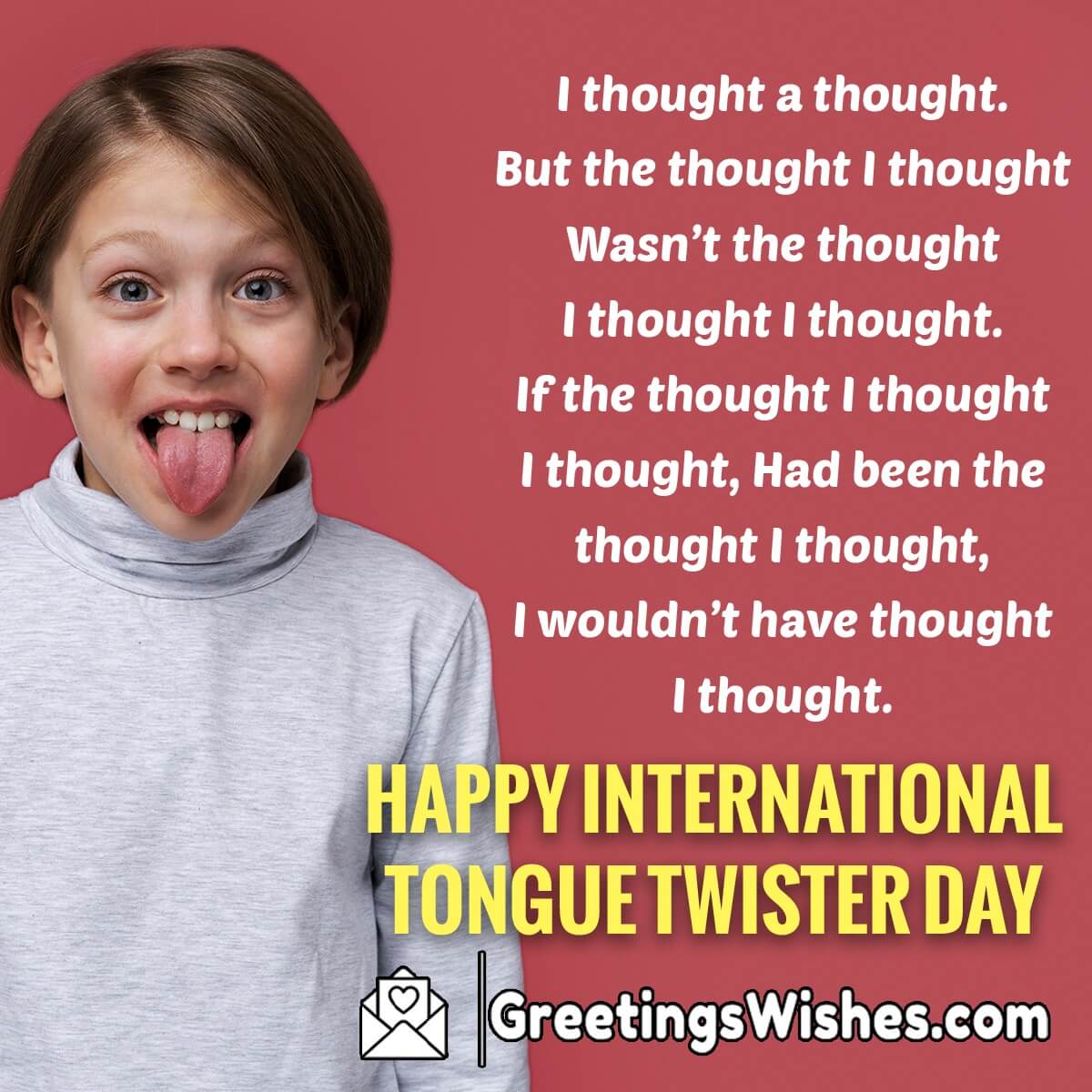 Funny International Tongue Twister Day Quote