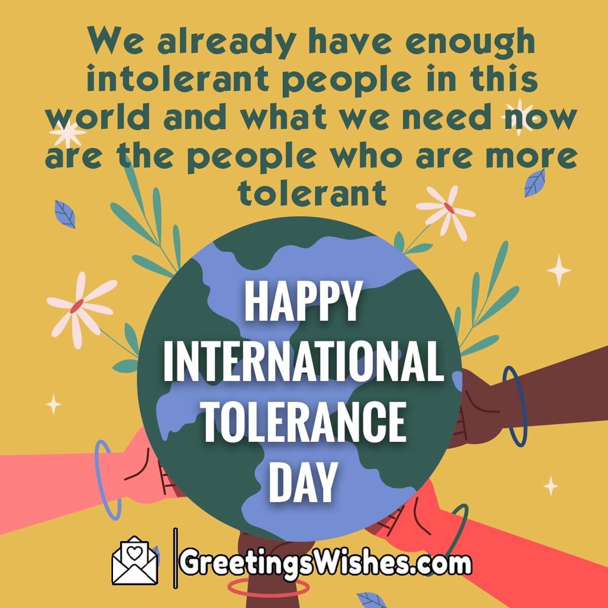 International Day for Tolerance Wishes Messages (16 November)