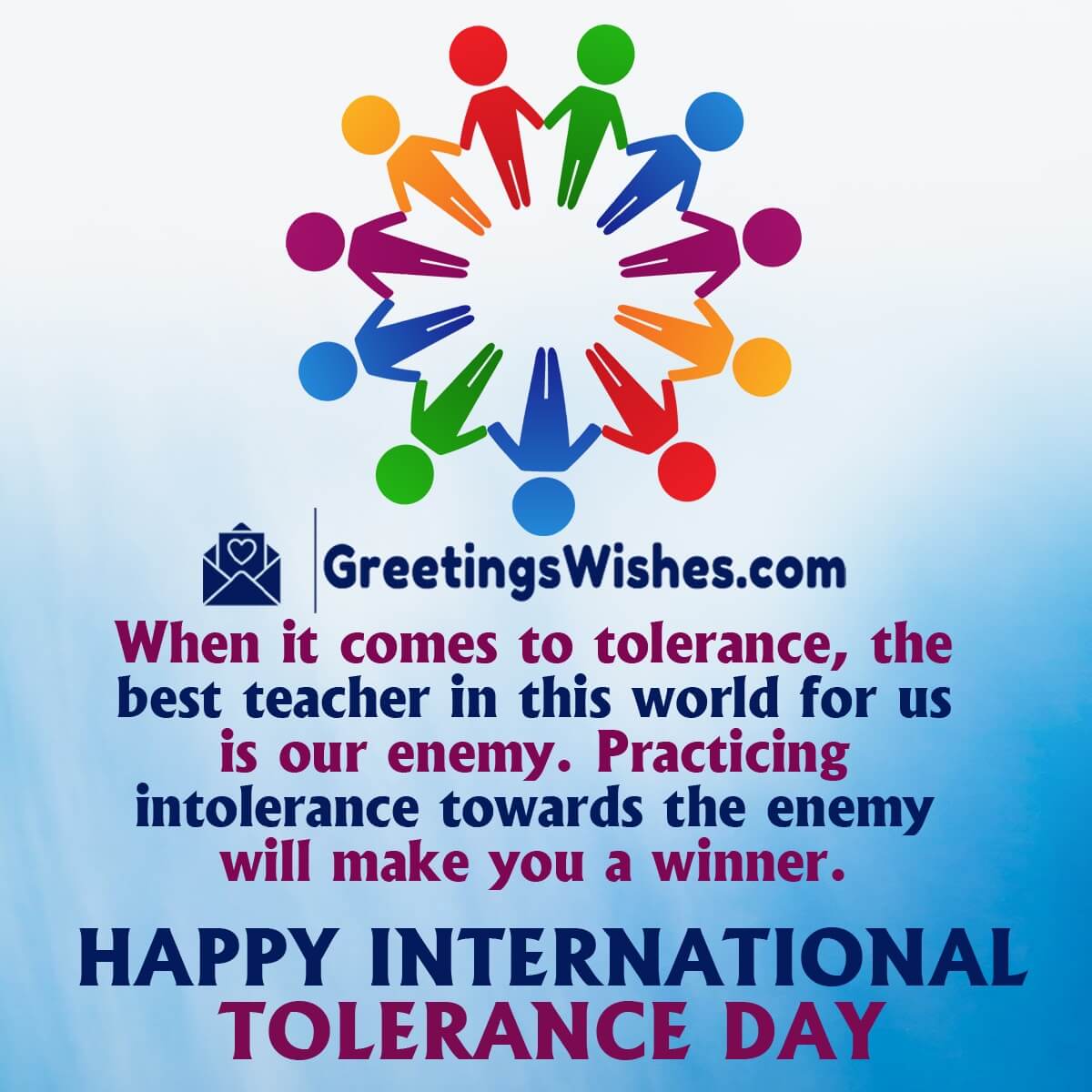 Happy International Tolerance Day