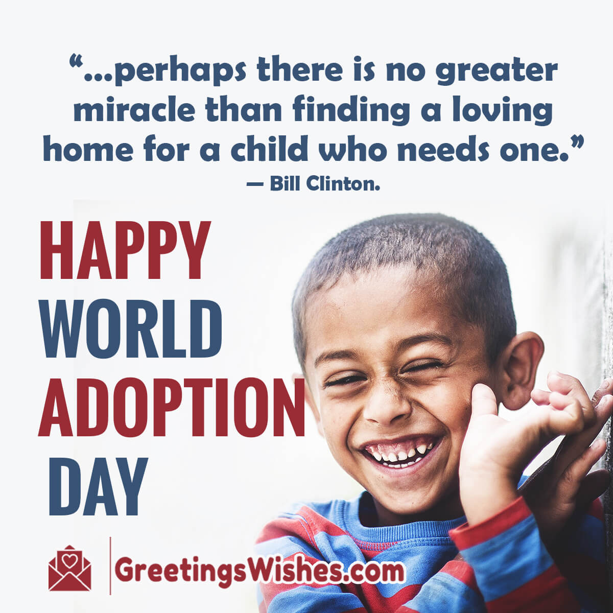 Happy World Adoption Day Message