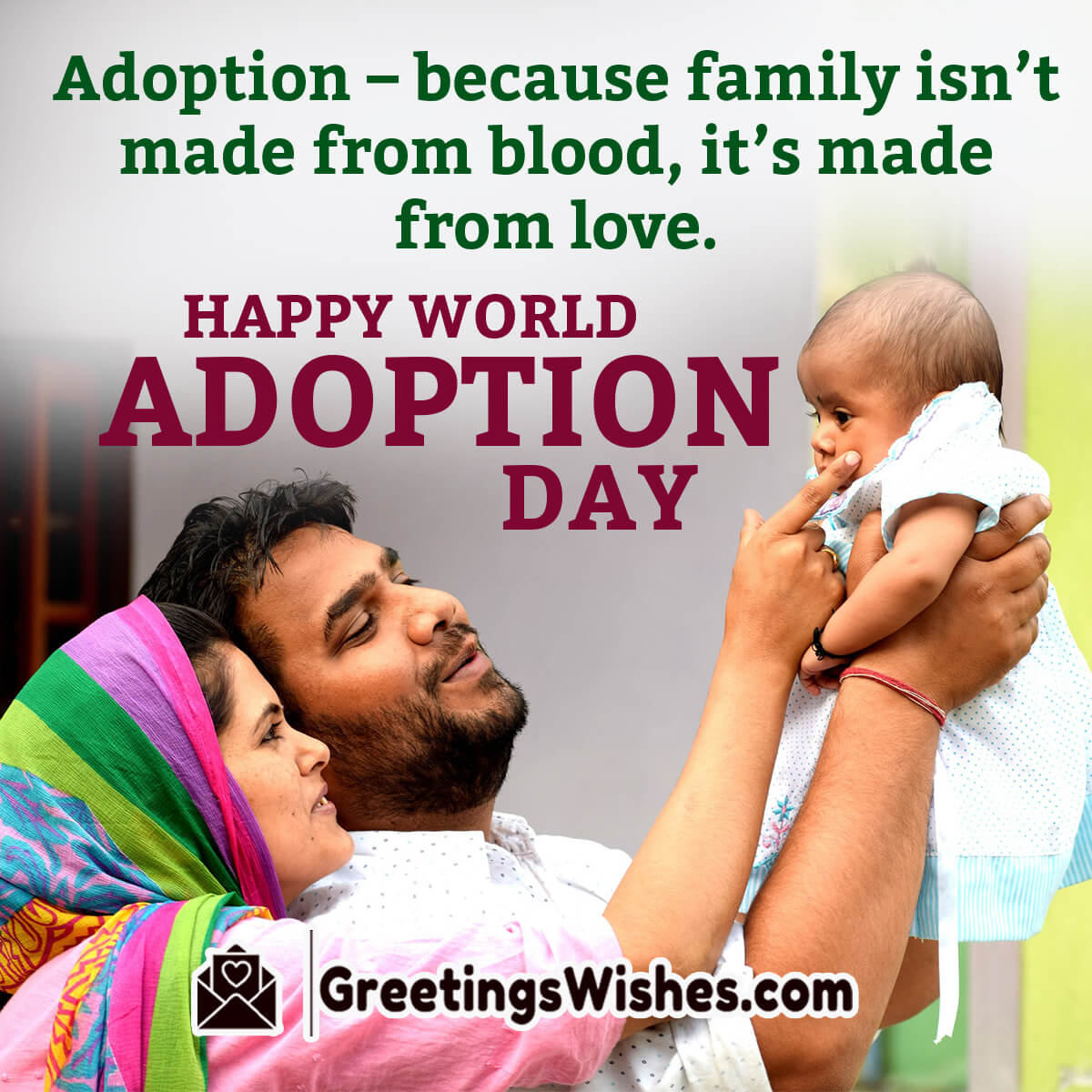 Happy World Adoption Day Quote