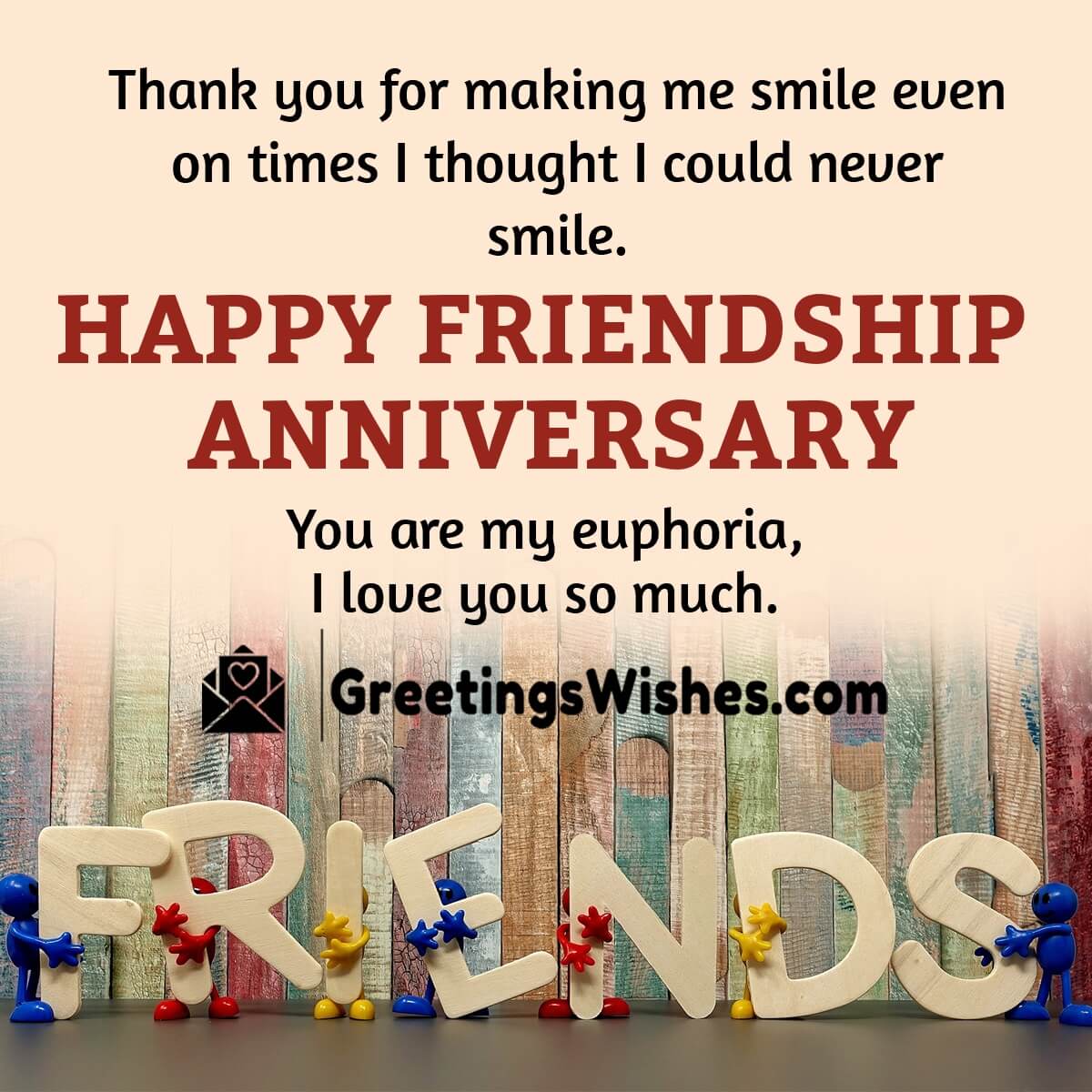 Happy Friendship Anniversary Wish