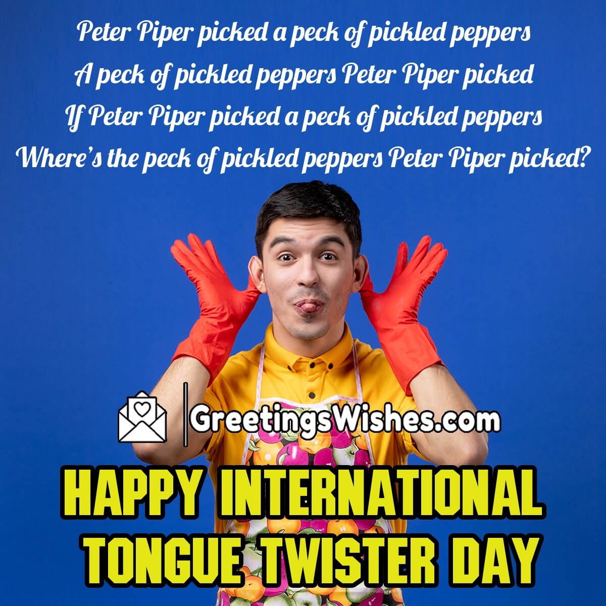 International Tongue Twister Day Quote