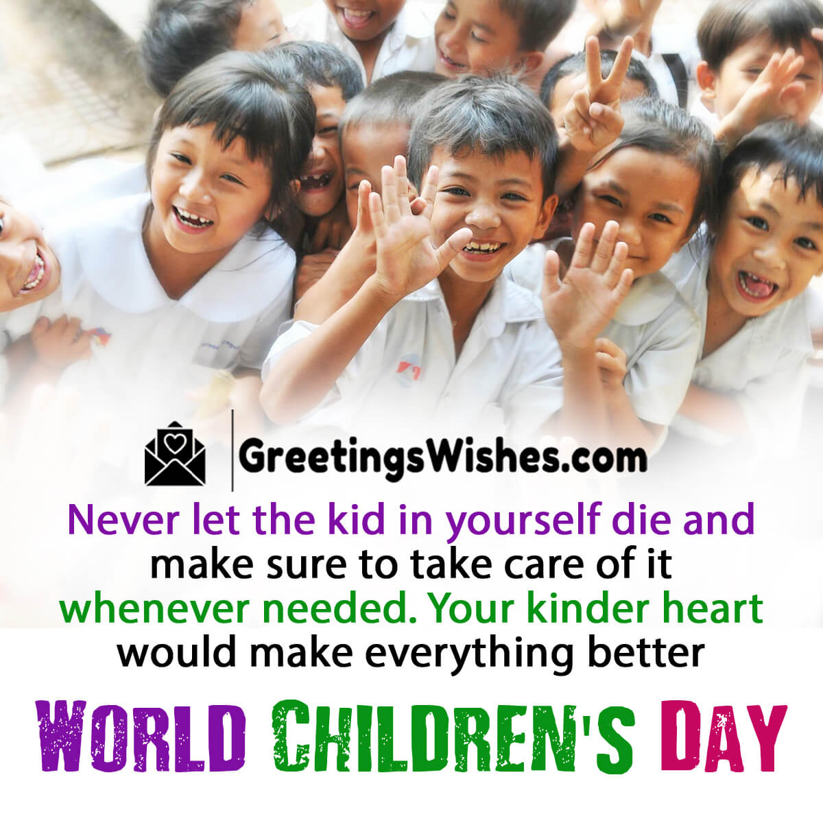 World Children’s Day Message Pic
