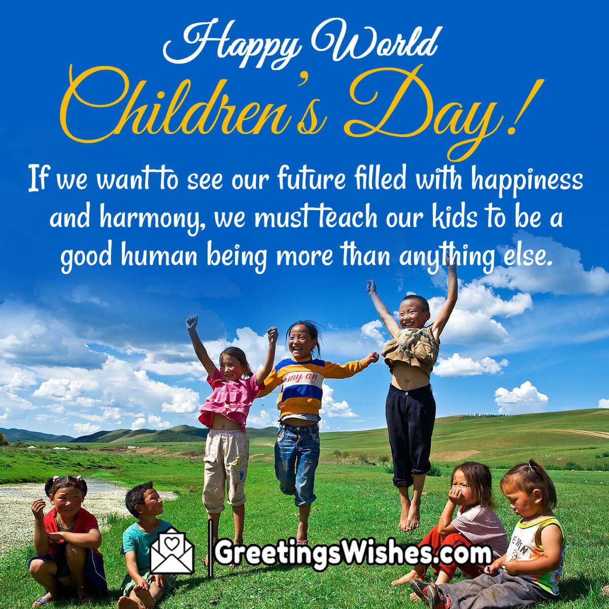 World Children’s Day Message