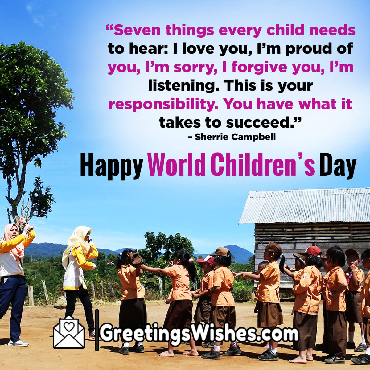 World Children’s Day Messages