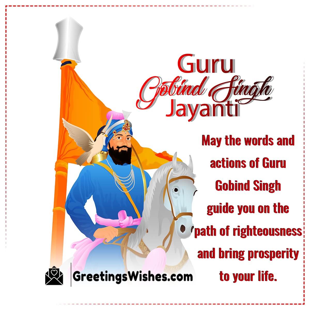 Guru Gobind Singh Jayanti Celebration Background