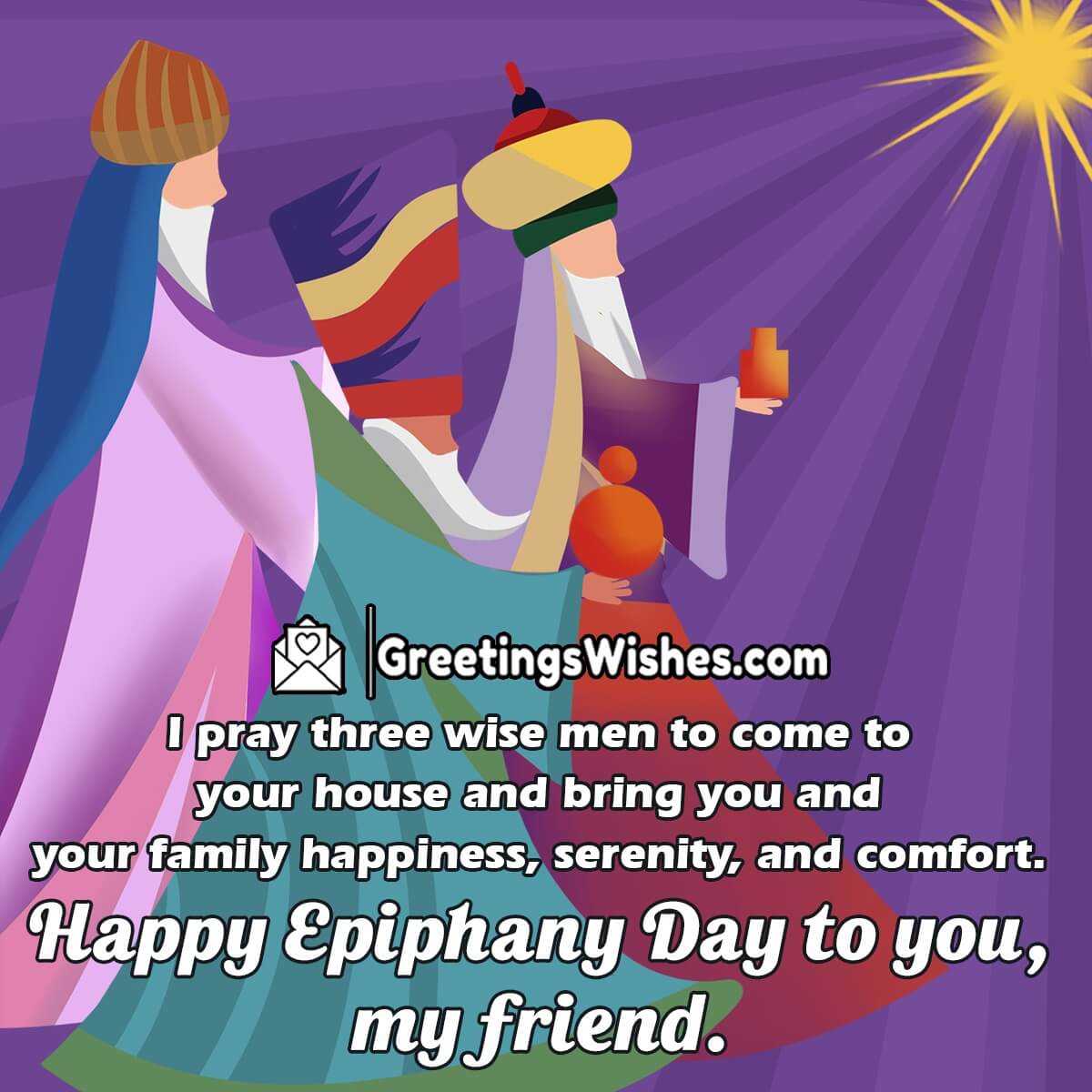 Happy Epiphany Wish For Friend