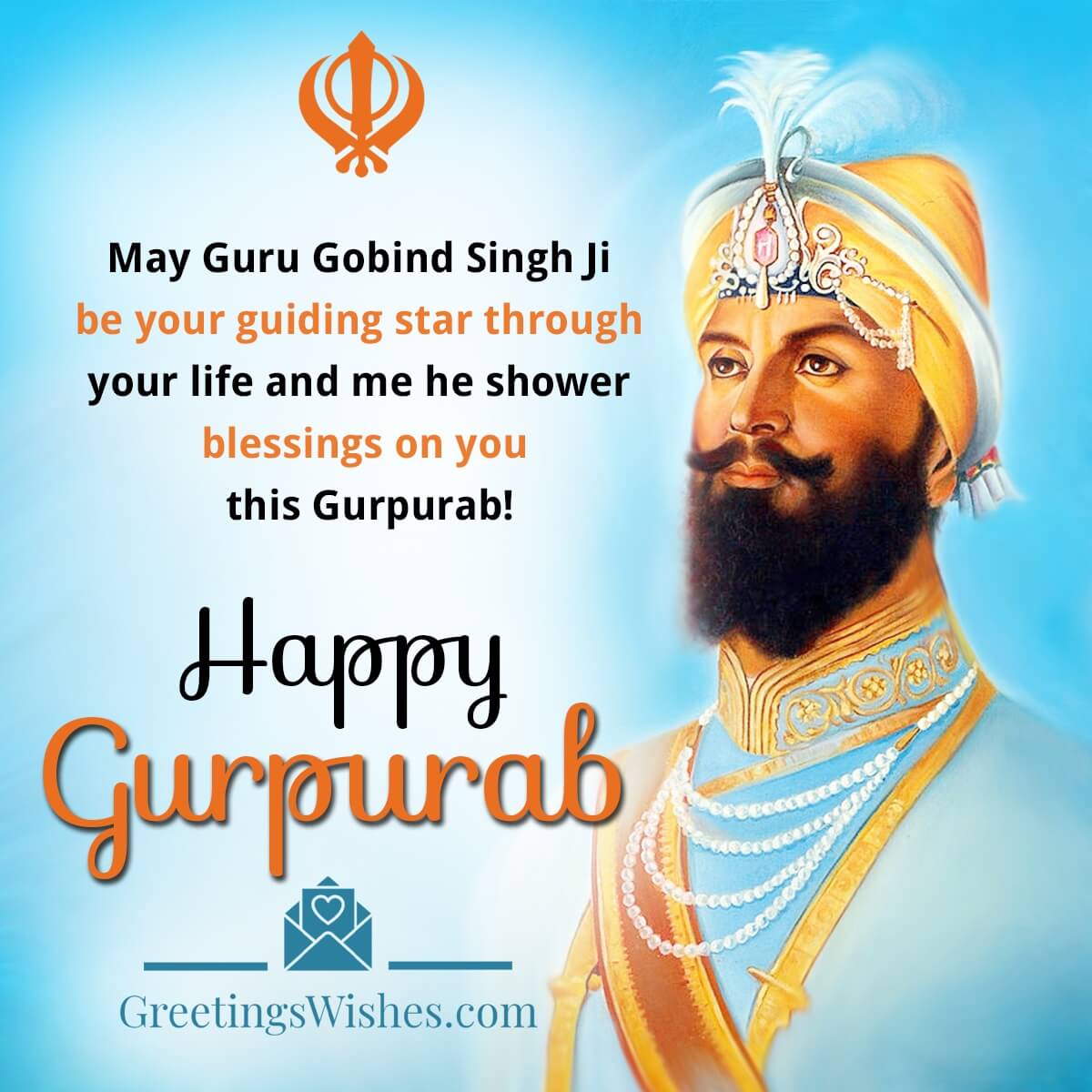 Happy Guru Gobind Singh Gurpurab Card