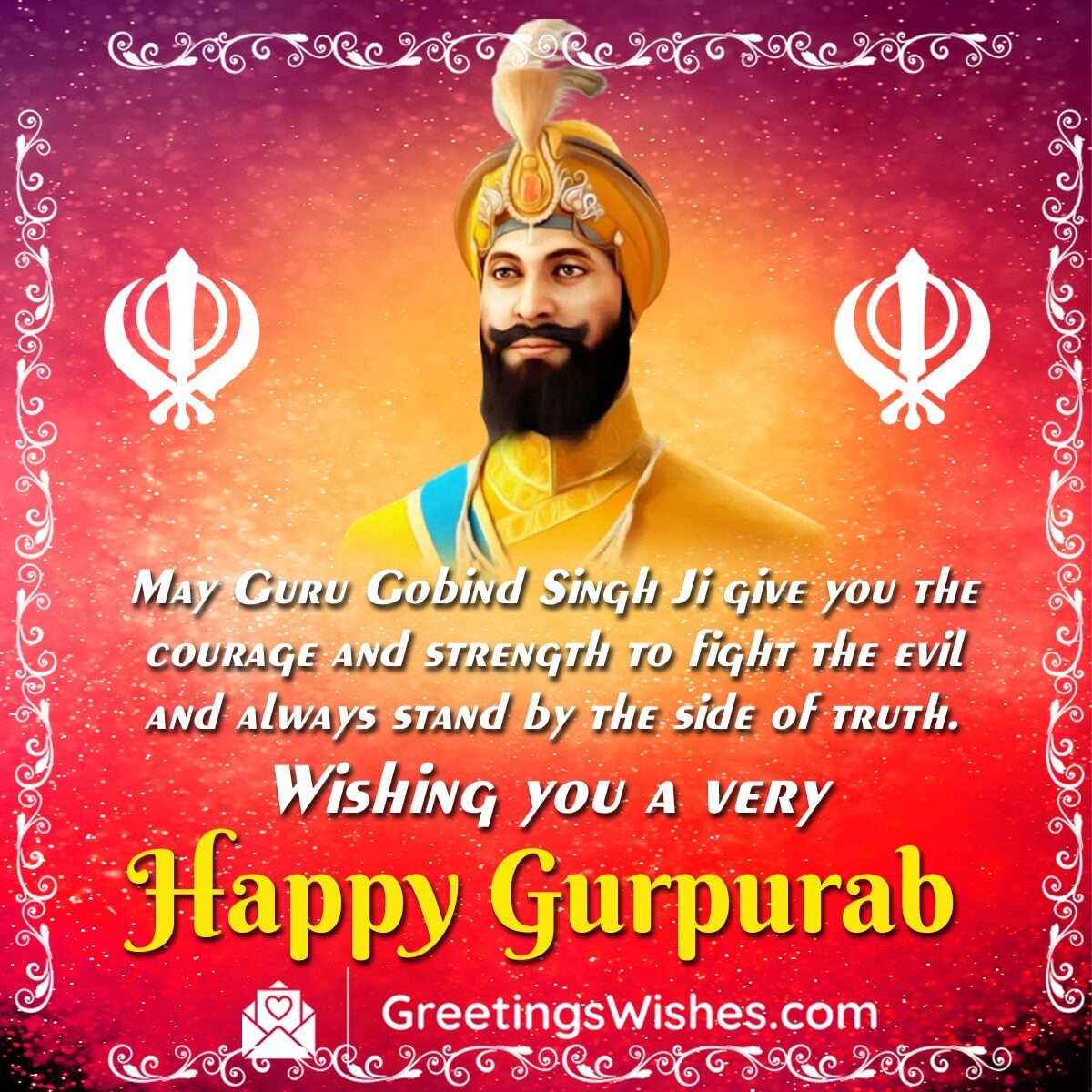 Happy Guru Gobind Singh Gurpurab Greetings