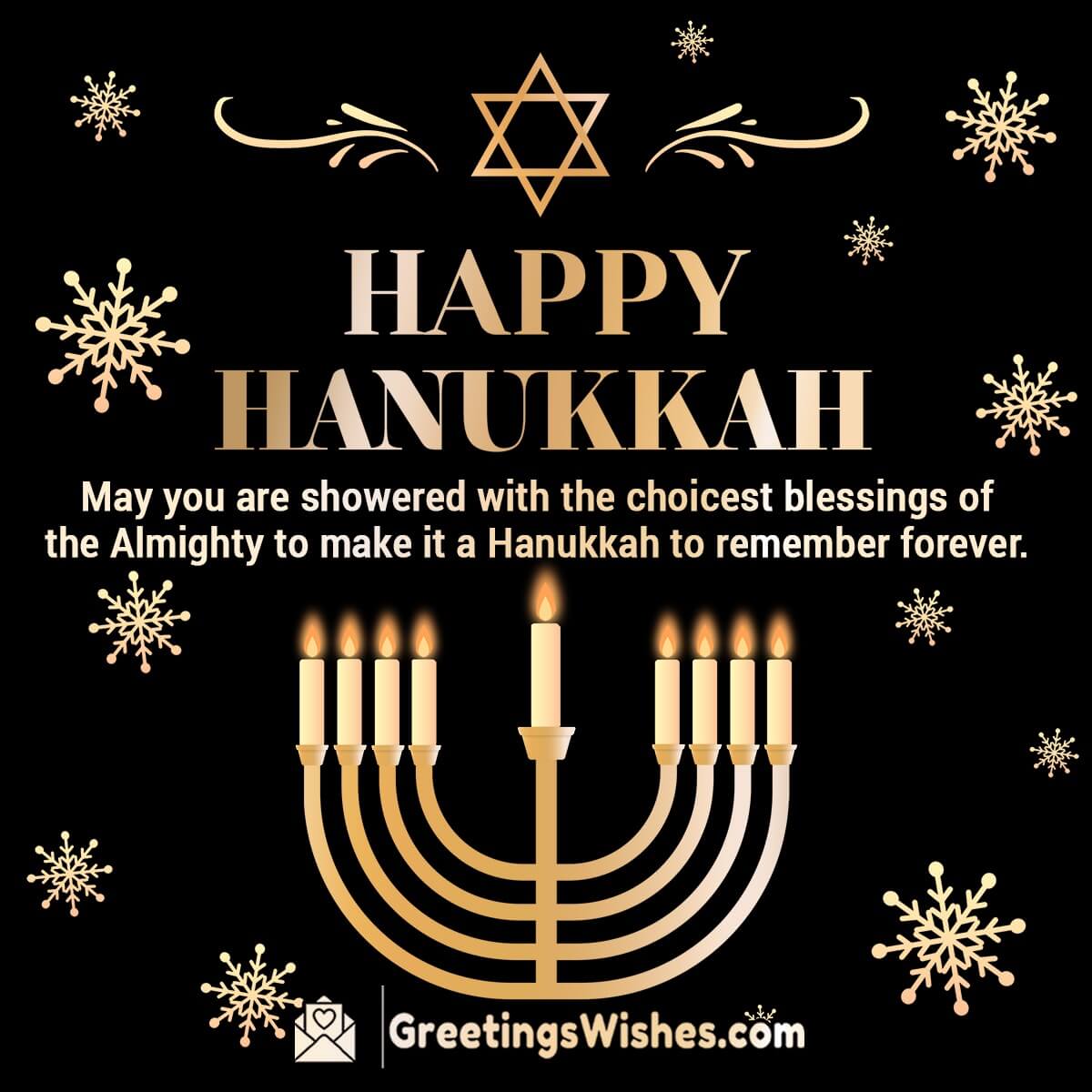 Happy Hanukkah Blessings