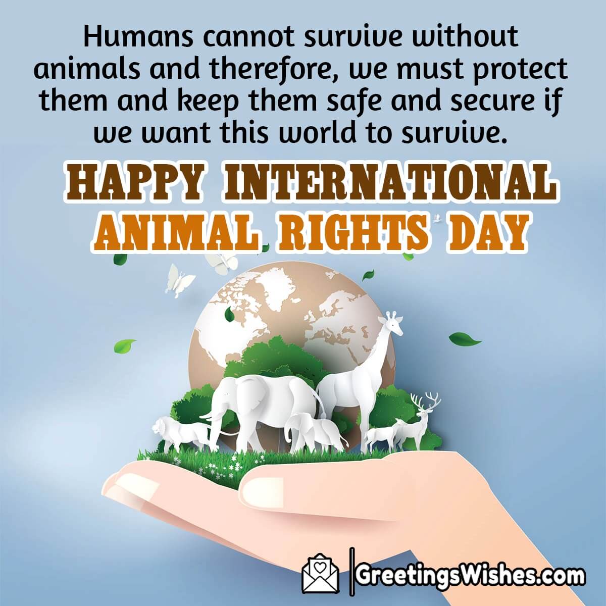 Happy International Animal Rights Day Message