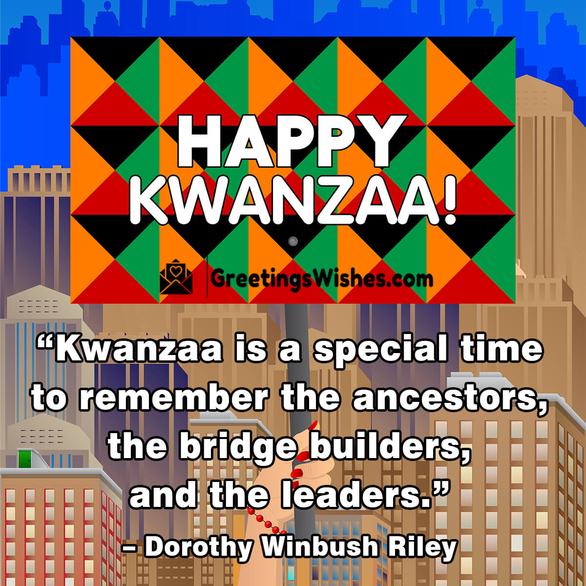 Happy Kwanzaa Quote Image