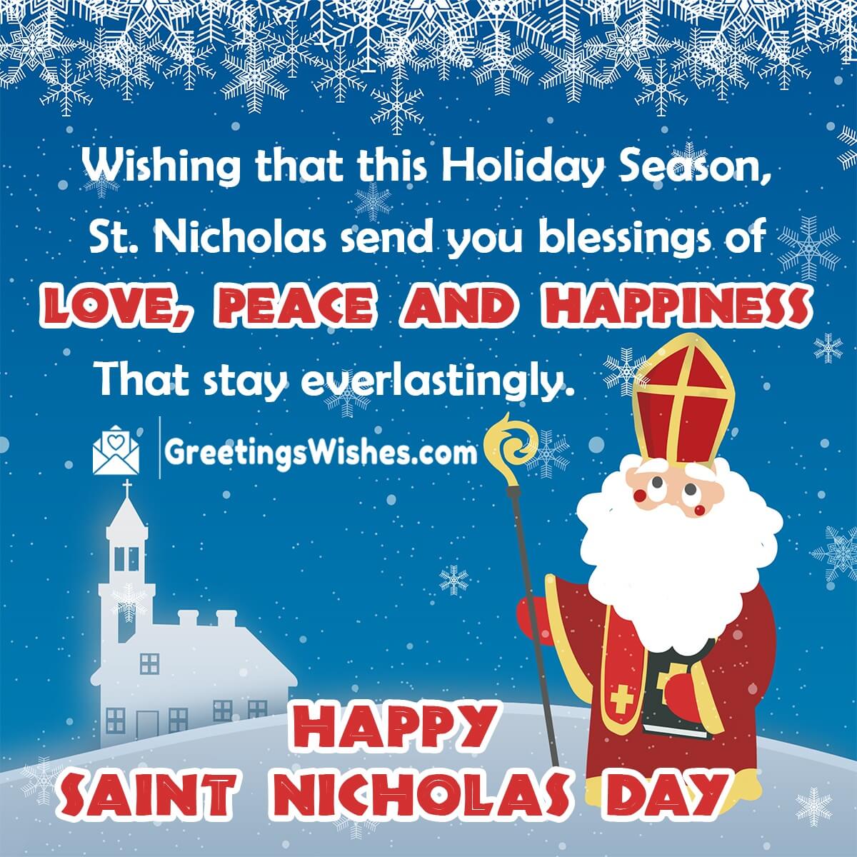 Happy St. Nicholas Day Blessings