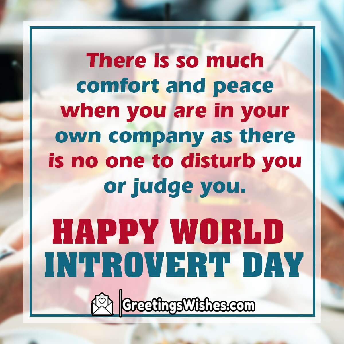 Happy World Introvert Day Message
