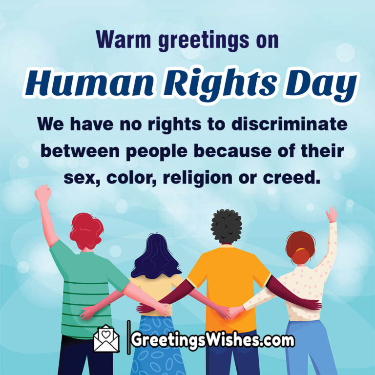 Human Rights Day Wishes and Messages (10 January) - Greetings Wishes
