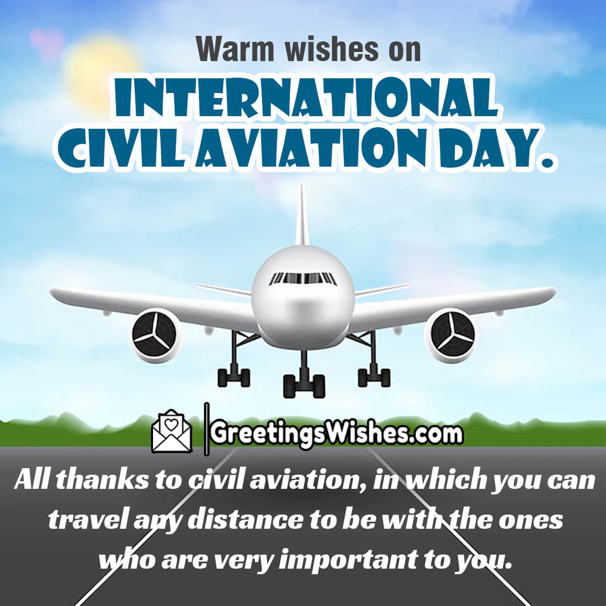 International Civil Aviation Day Wishes