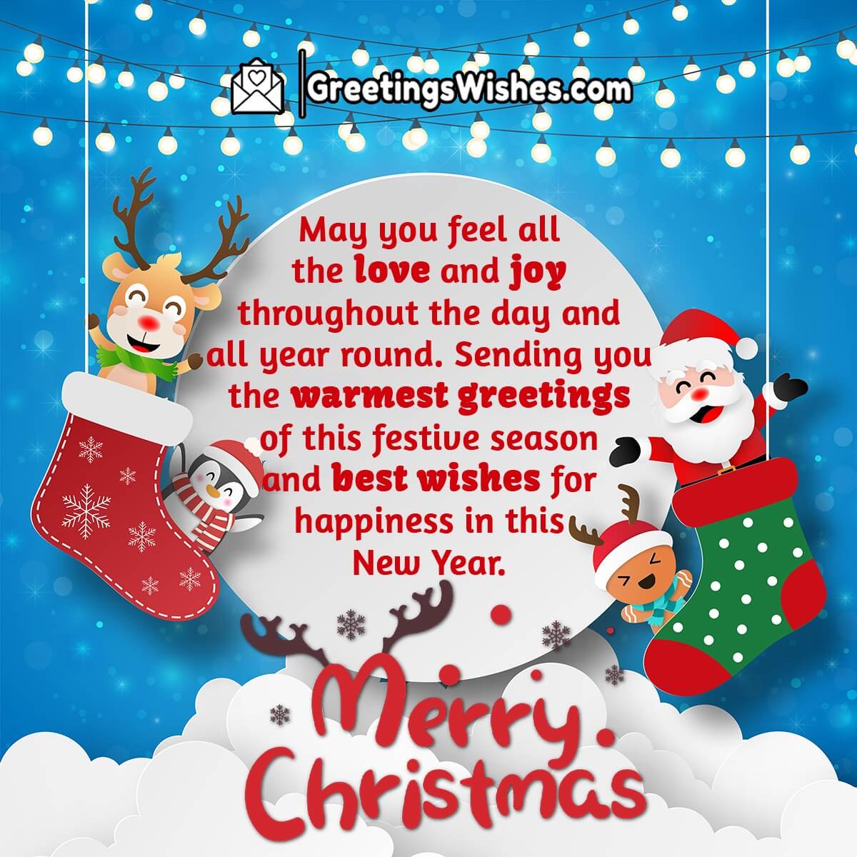 Merry Christmas Greetings For Whatsapp