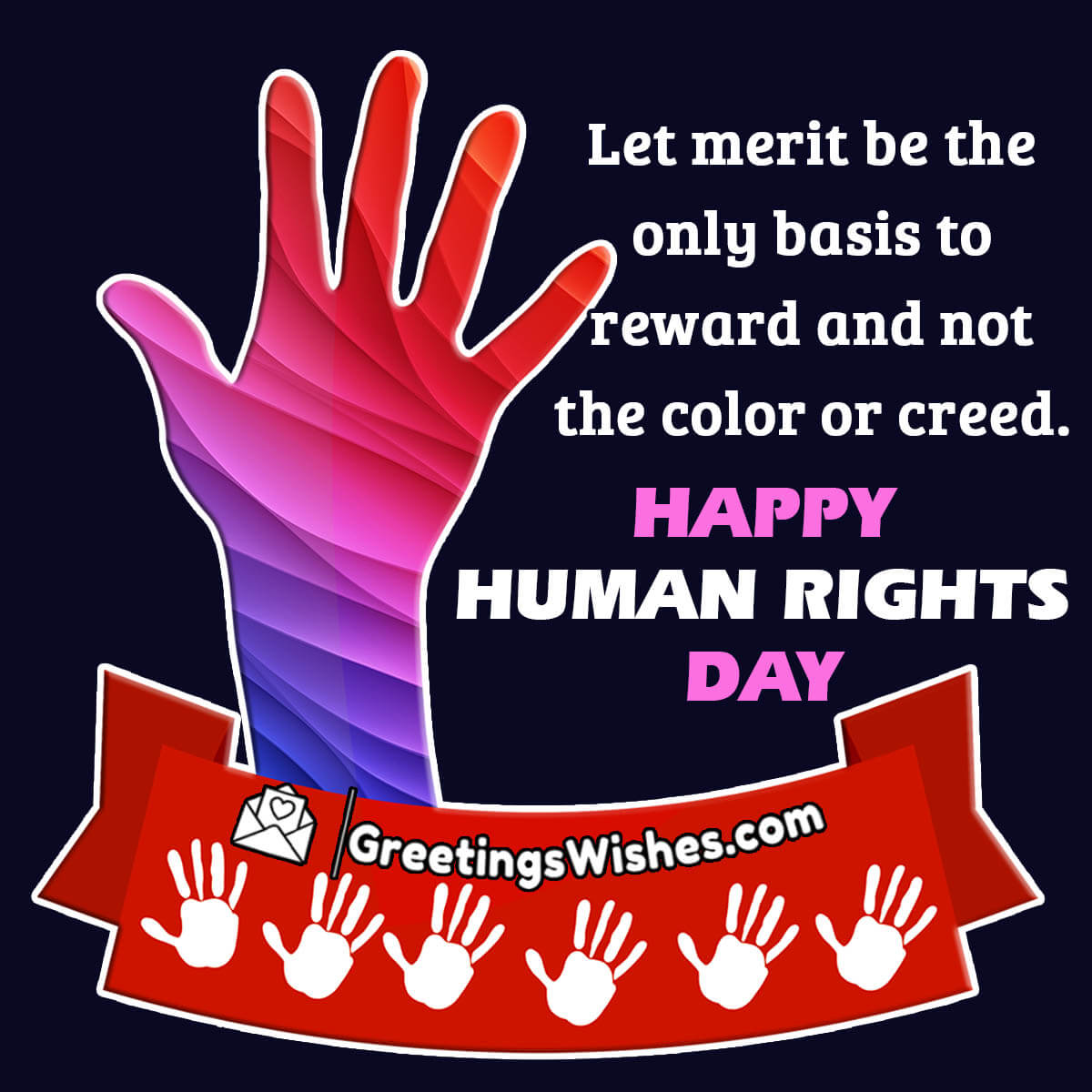 Warm Greetings On Human Rights Day