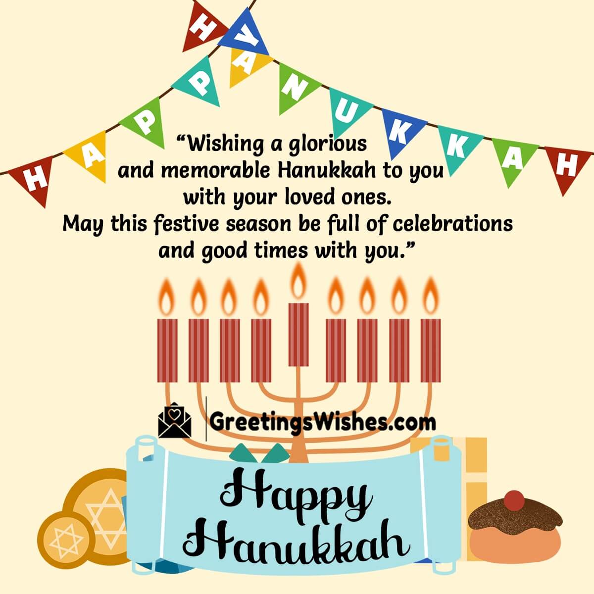 Wishing A Glorious Hanukkah