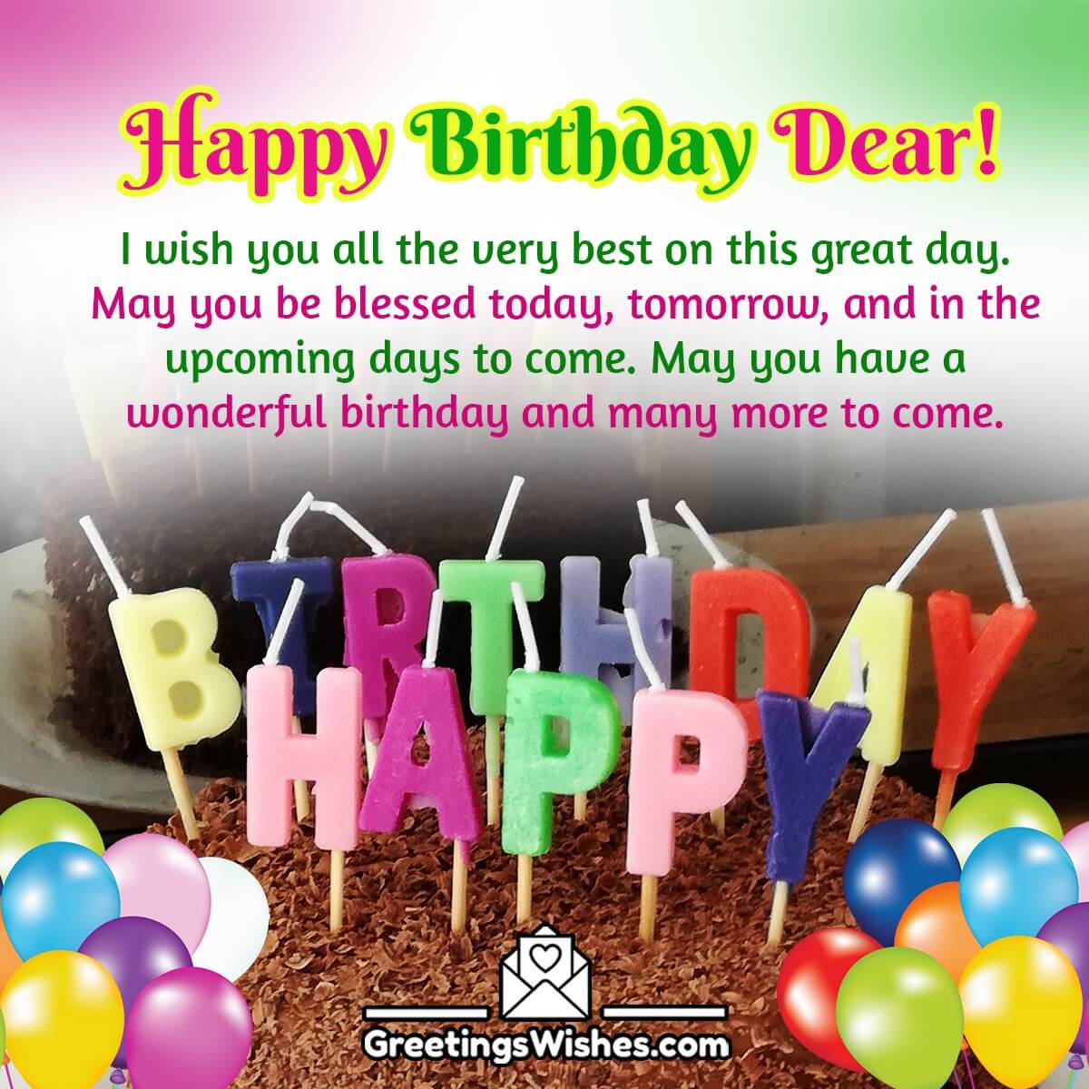 Happy Birthday Dear Wish