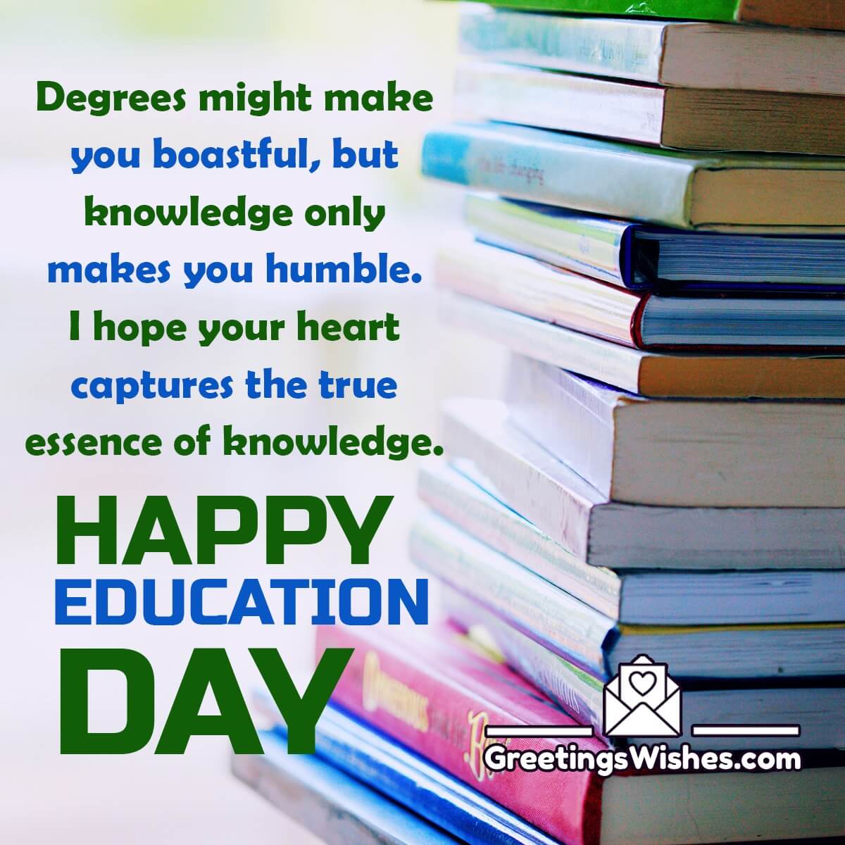 Happy Education Day Message