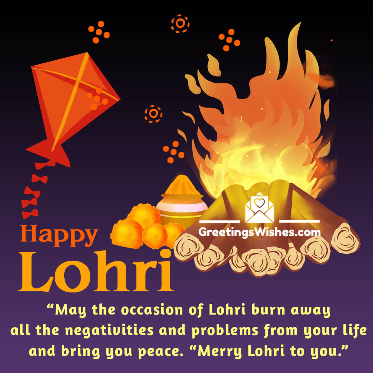 Happy Lohri Wishes Messages ( 13th January)