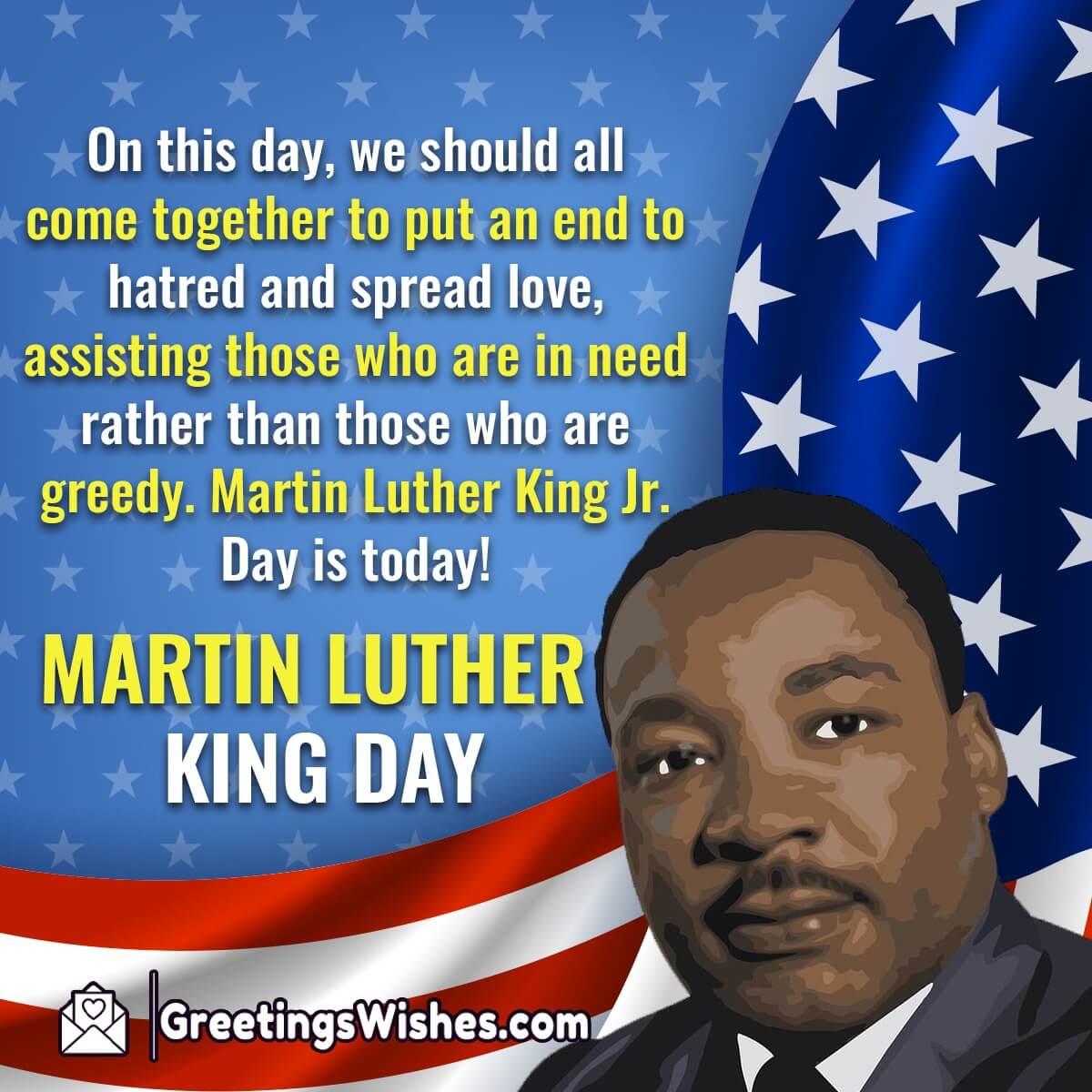 Martin Luther King Jr Day Wishes Messages Greetings Wishes