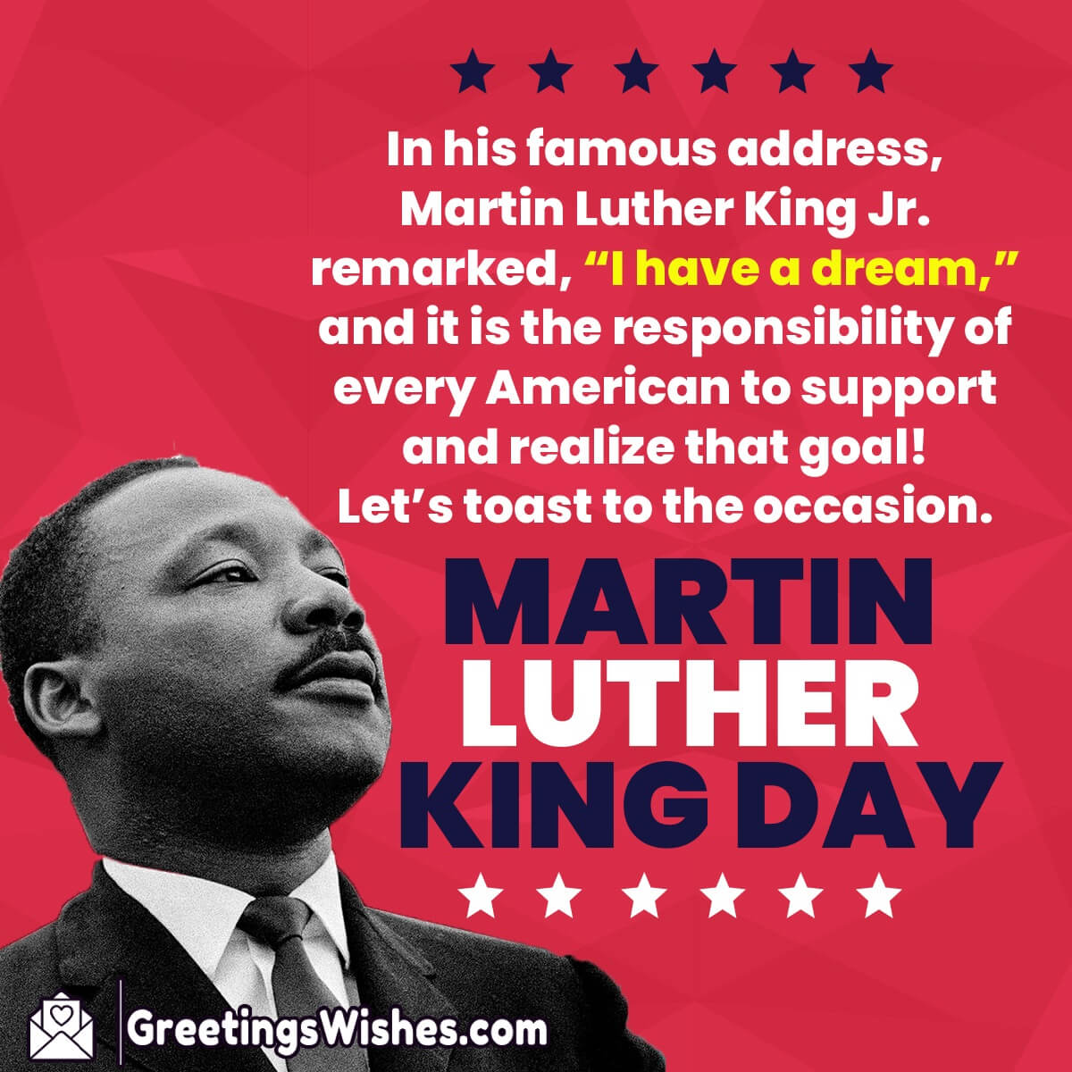 Martin Luther King Jr Day Message