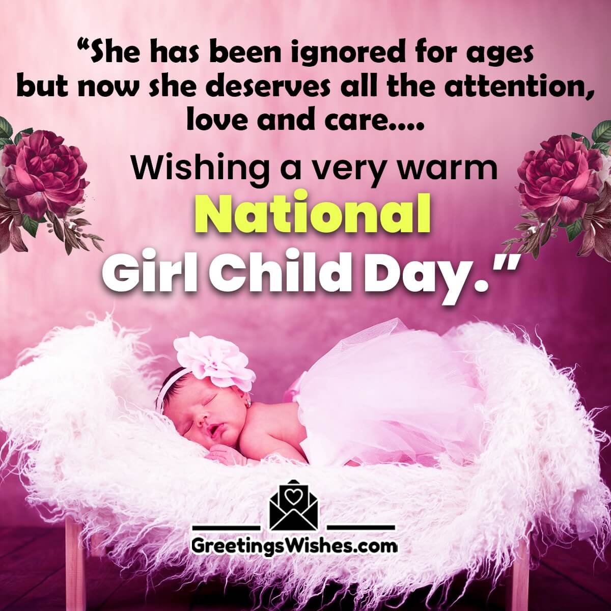 National Girl Child Day Wishes
