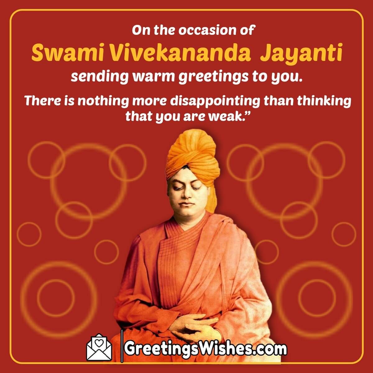 Swami Vivekananda Jayanti Inspiring Thought