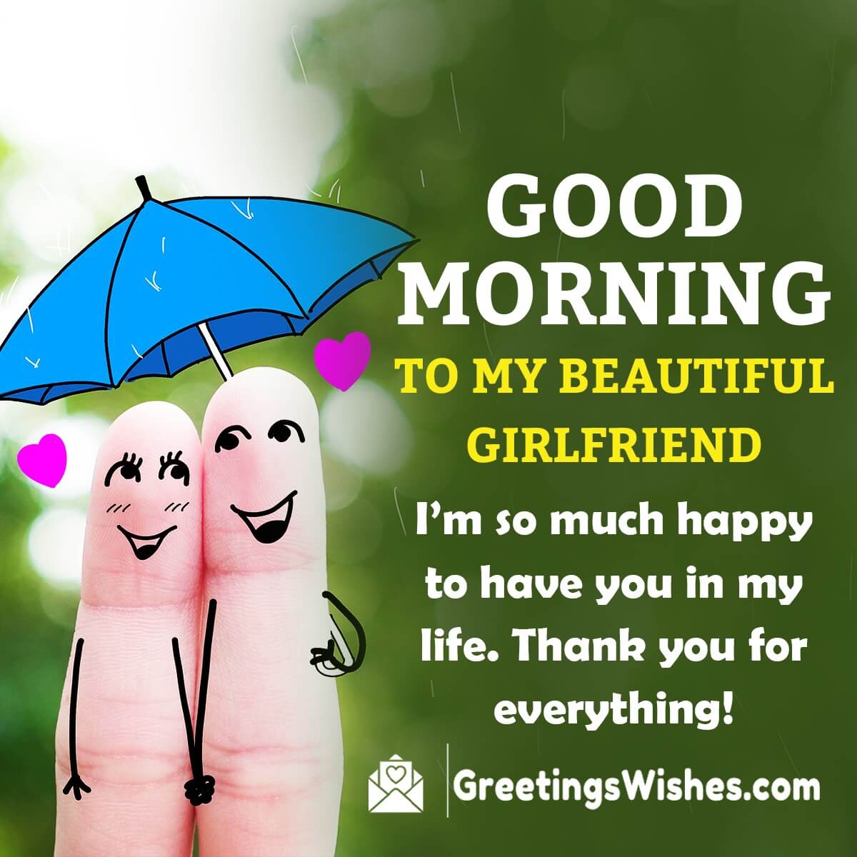 Good Morning To Beautiful Girlfriend