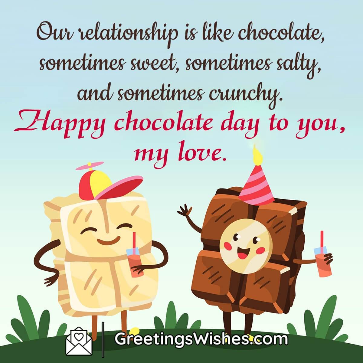 Happy Chocolate Day Wish For Love