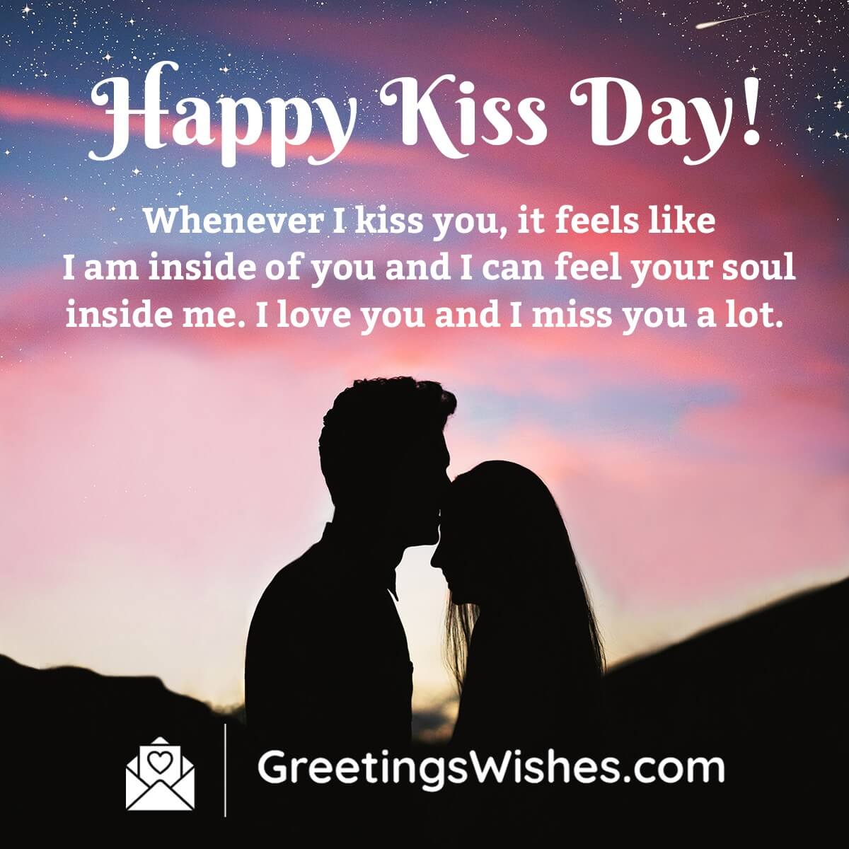Happy Kiss Day Message For Him