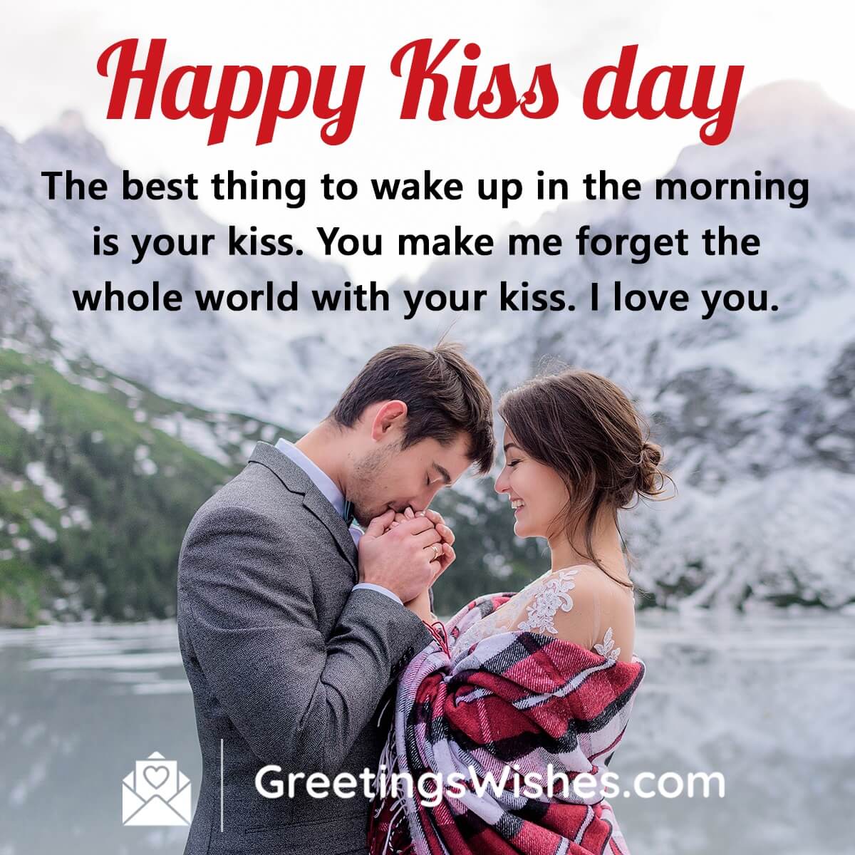 Happy Kiss Day Message For Wife