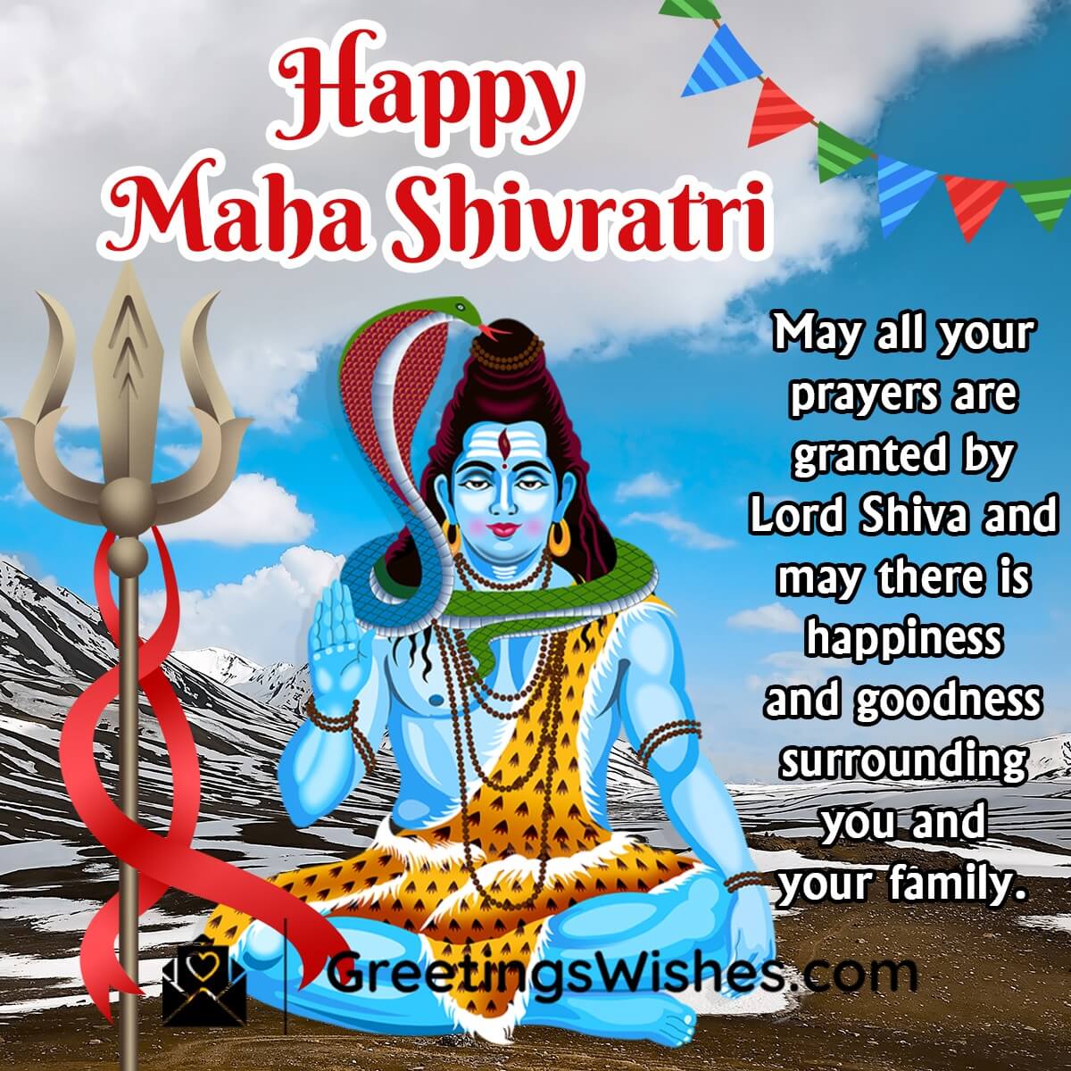 Happy Maha Shivaratri Wish