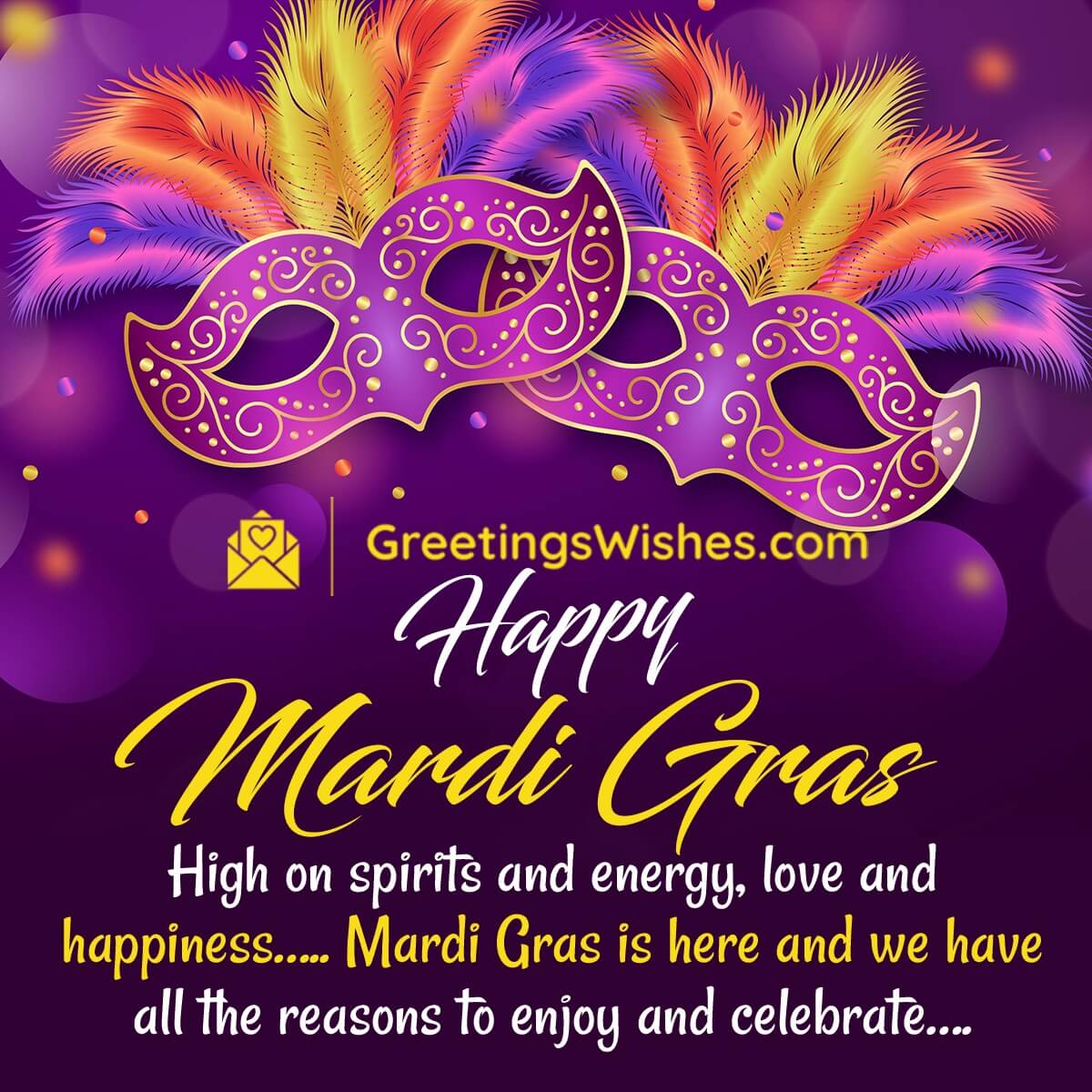 Mardi Gras Wishes Messages ( 21st February ) Greetings Wishes