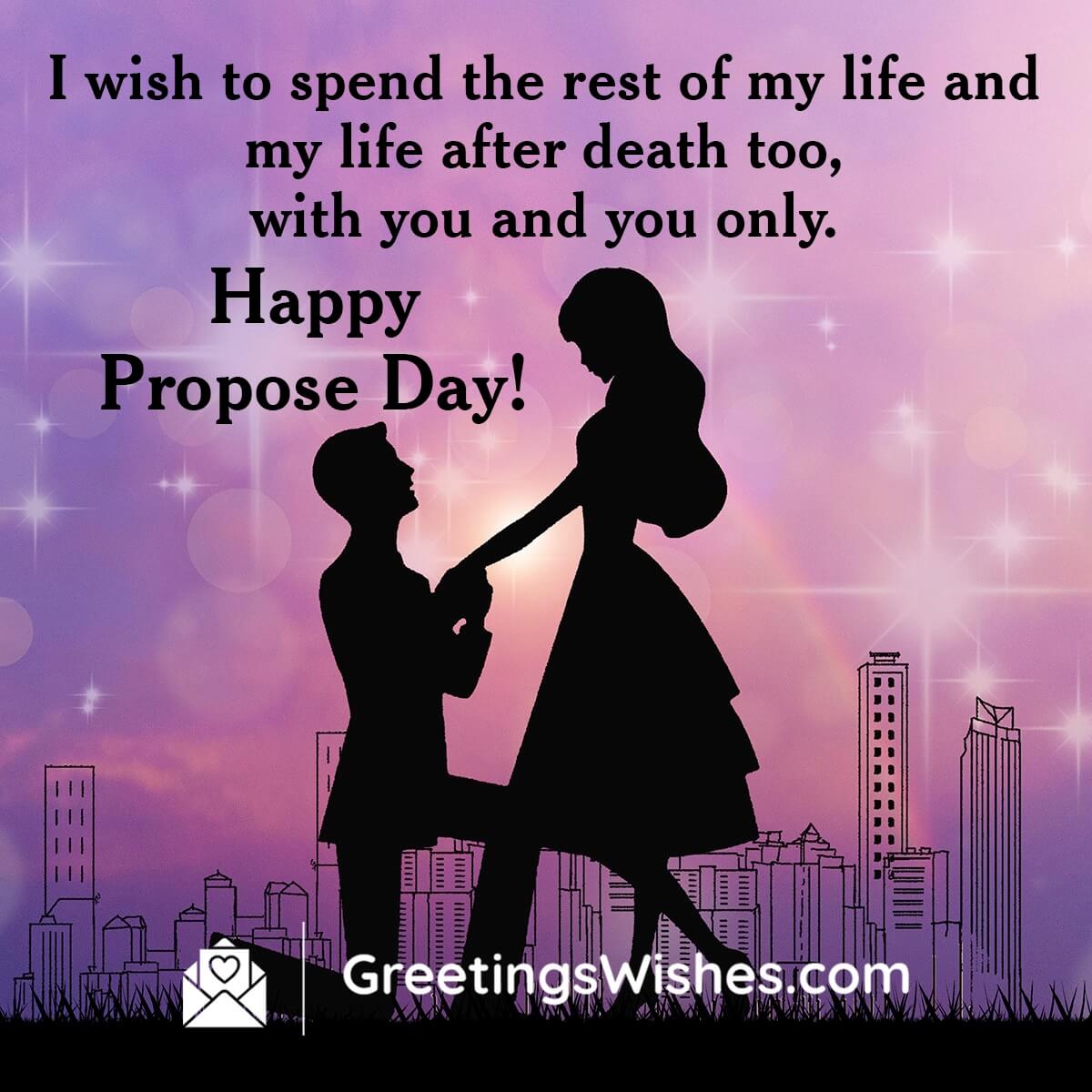 Happy Propose Day Wish For Gf