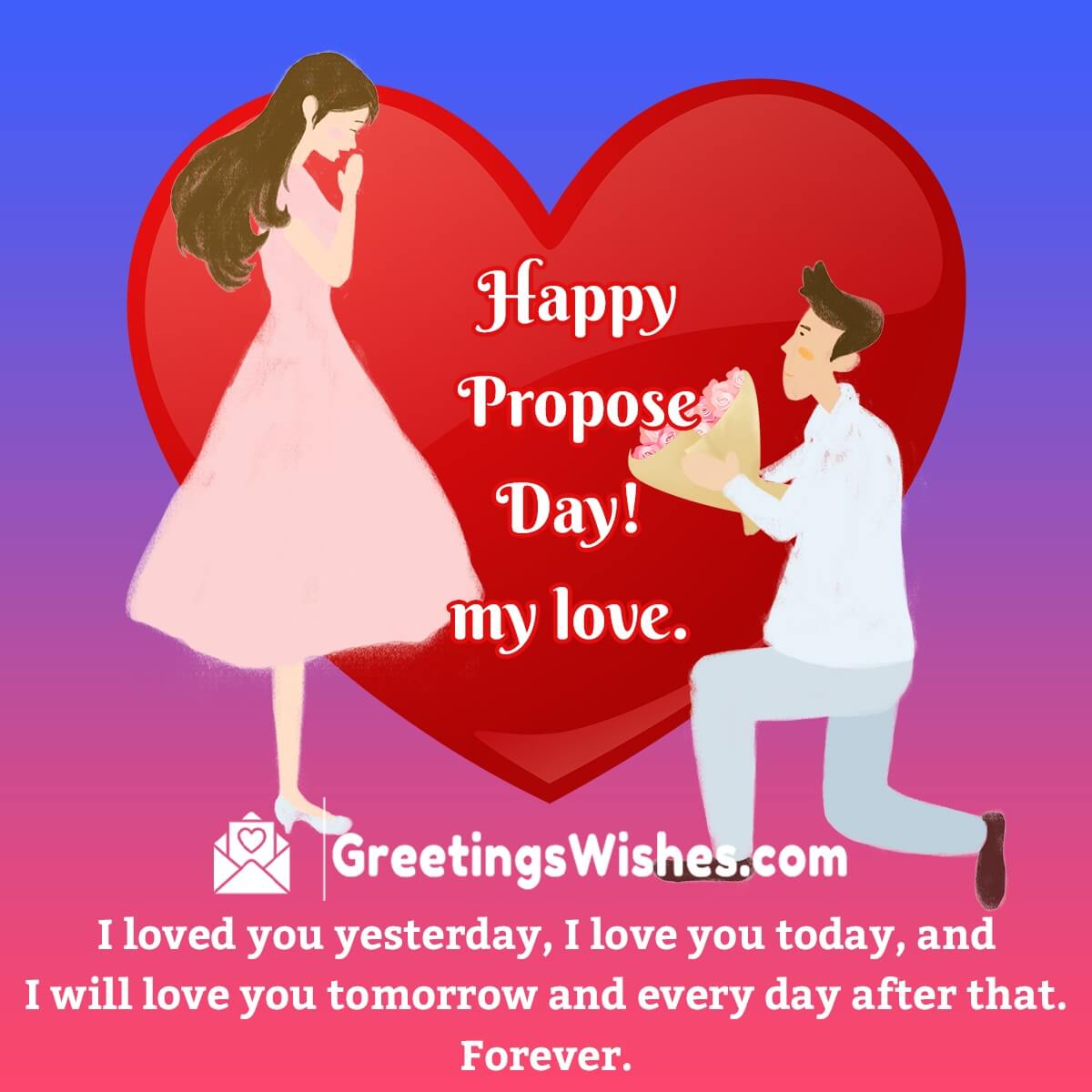 Propose Day Wishes (8th February)