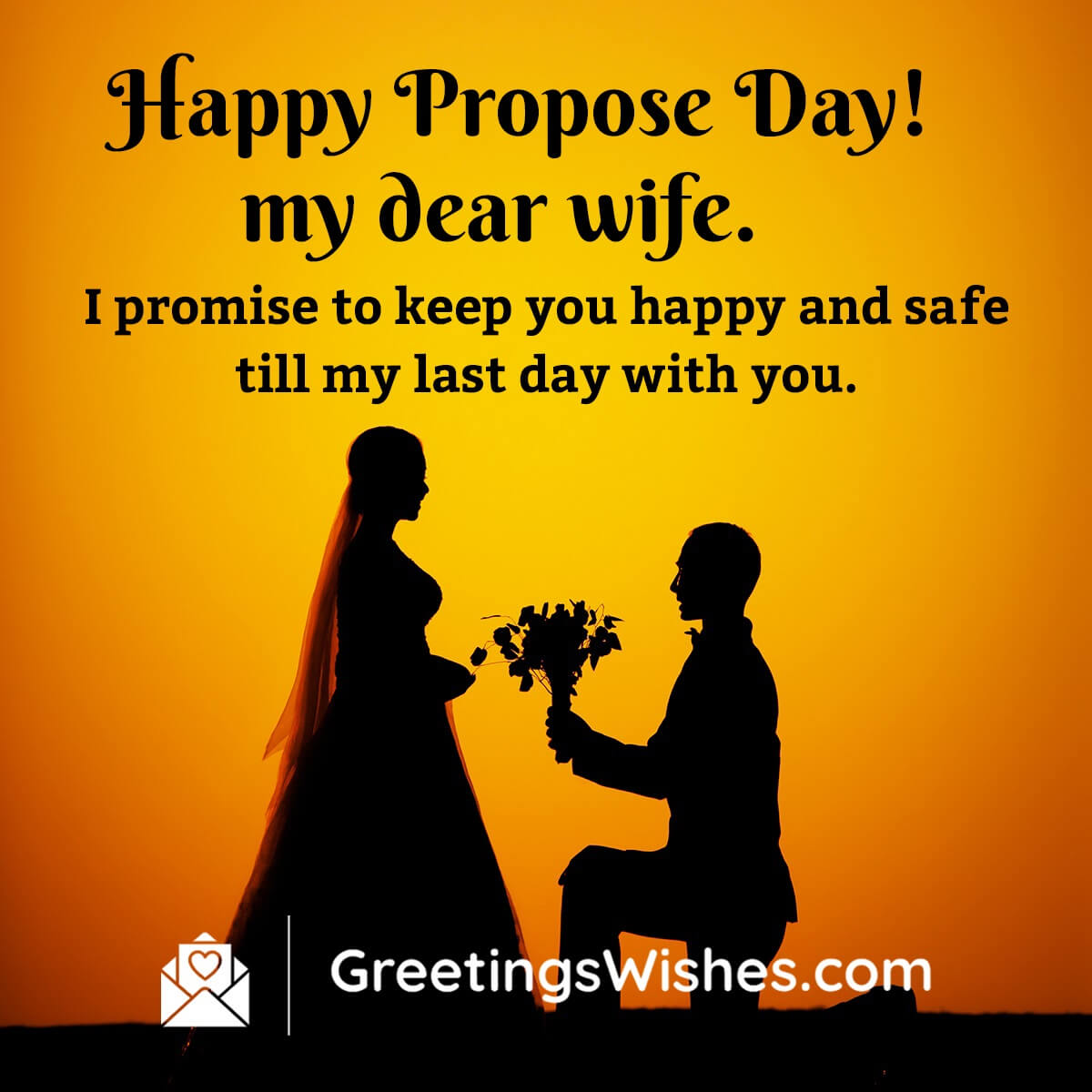 Happy Propose Day Wish For Wife