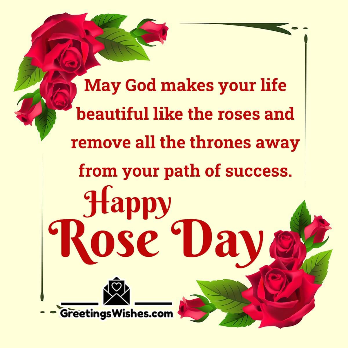 Happy Rose Day Blessings
