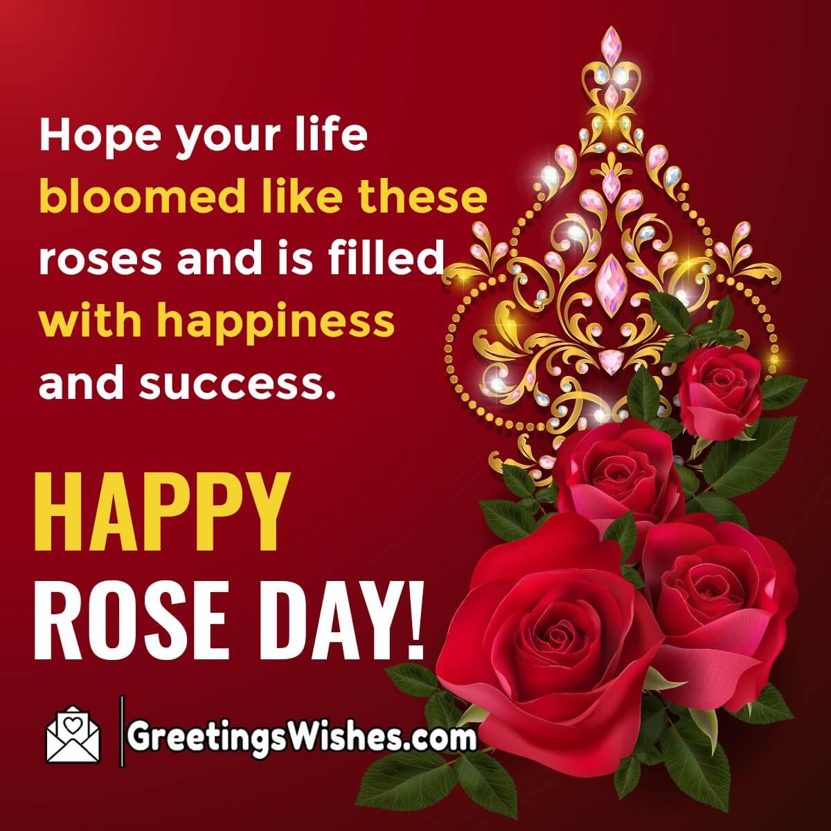 Rose Day Wishes (7th February)