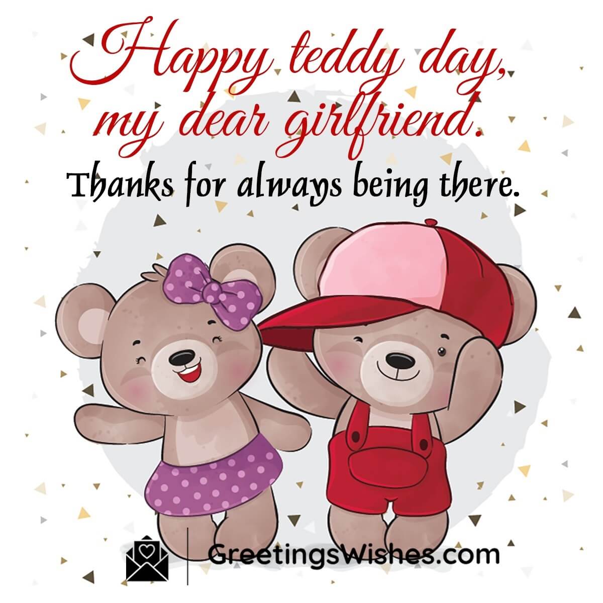 Happy Teddy Day Wish For Girlfriend