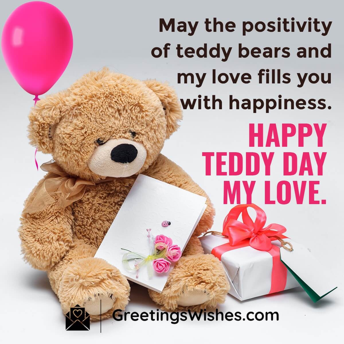 Happy Teddy Day Wish For My Love