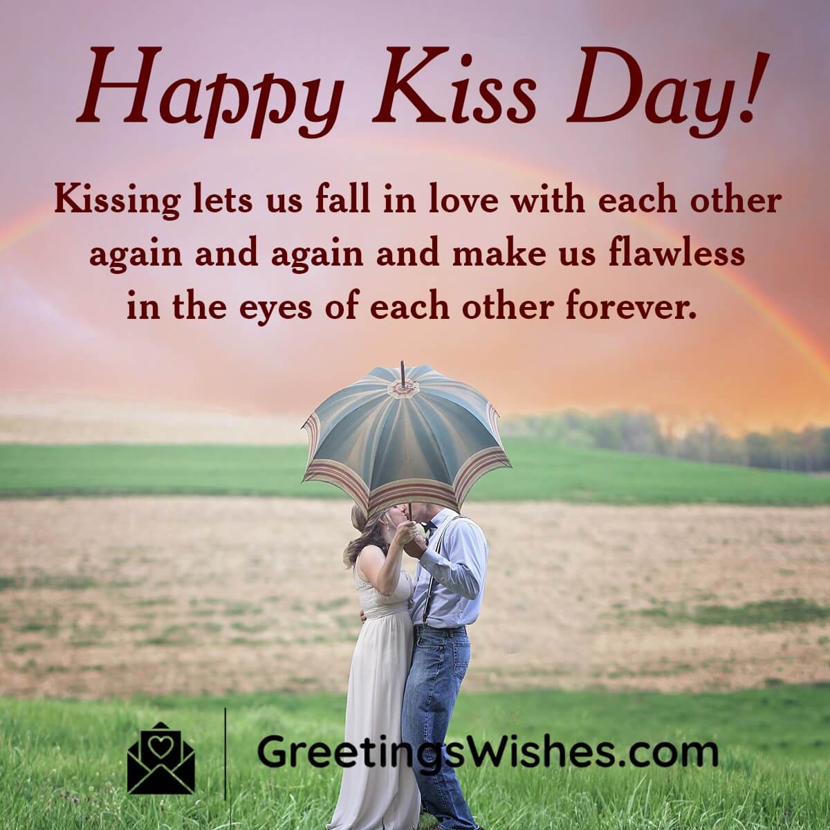 Kiss Day Message For Lover