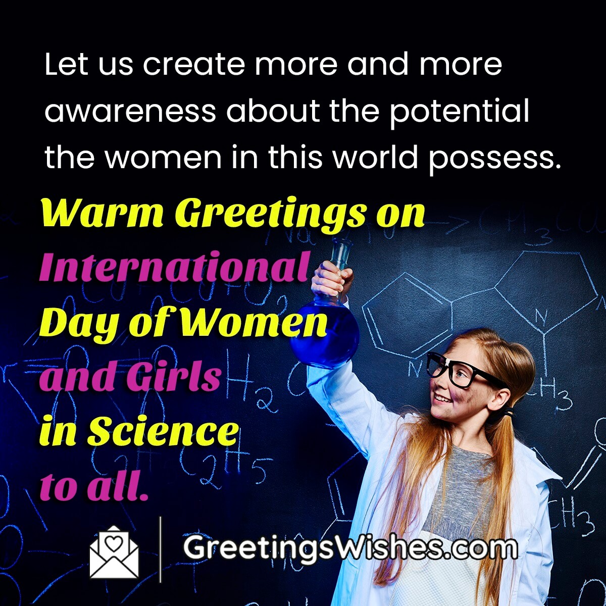Warm Greetings On International Day Of Women And Girls In Science