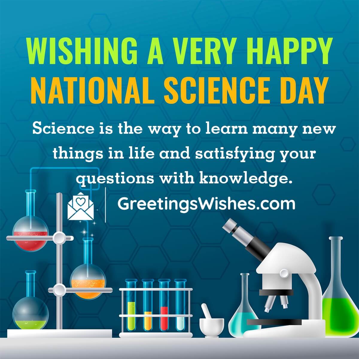 Wishing A Very Happy National Science Day