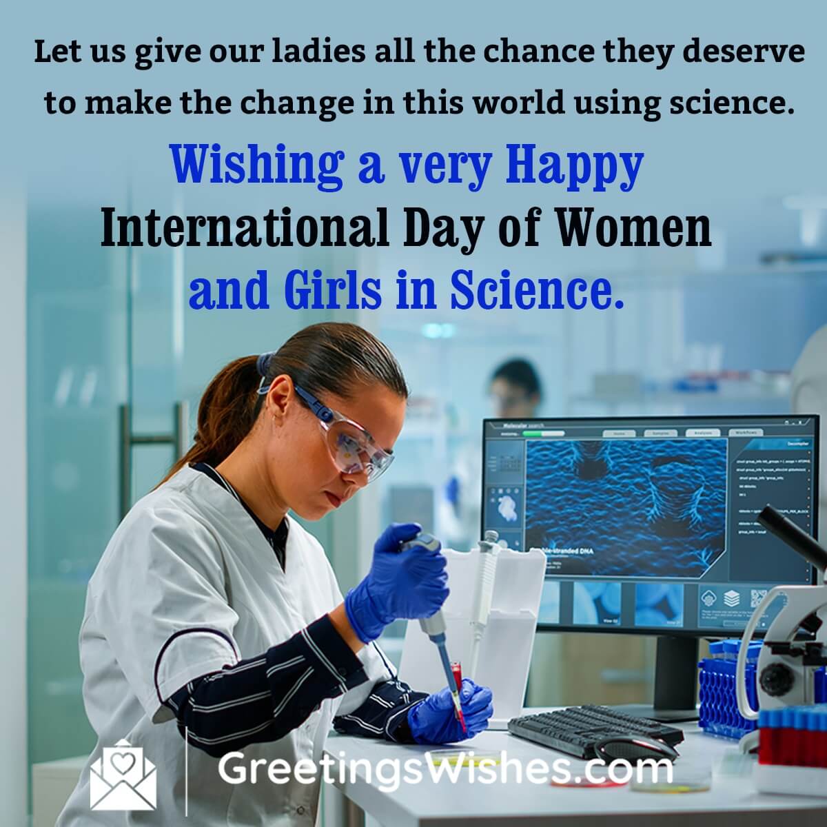 Wishing a very Happy International Day of Women and Girls in Science