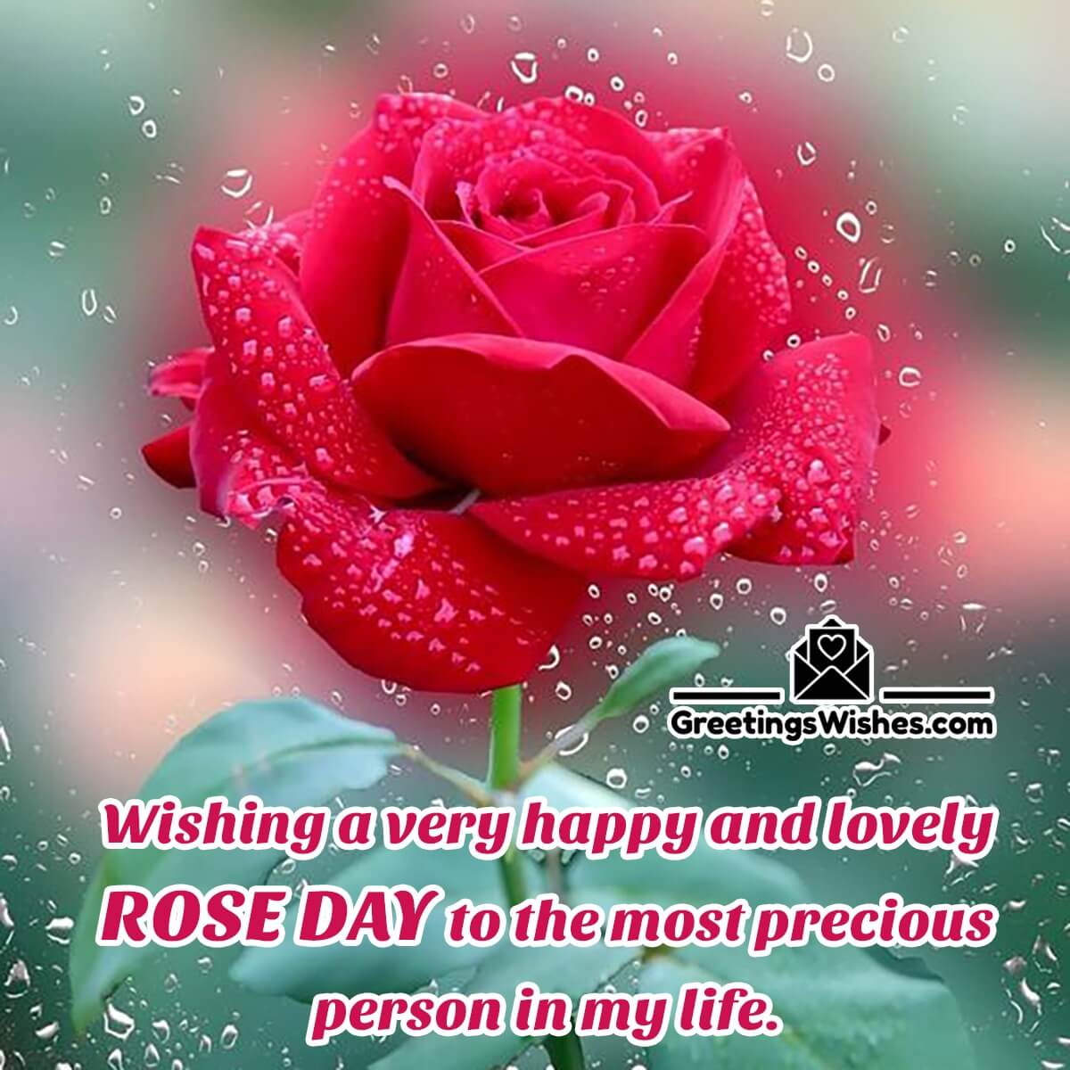 Wishing A Very Happy And Lovely Rose Day